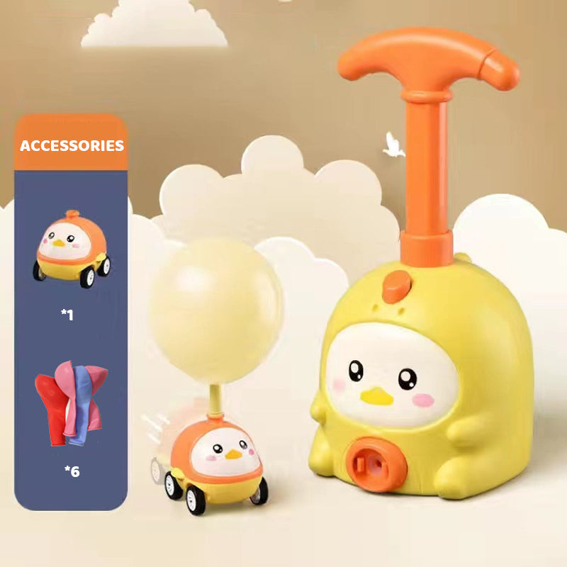 Air-Powered Flying Car Toy For Children