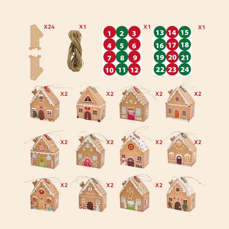 🎄 Countdown Cottage — DIY Christmas Advent Calendar Boxes 🏠