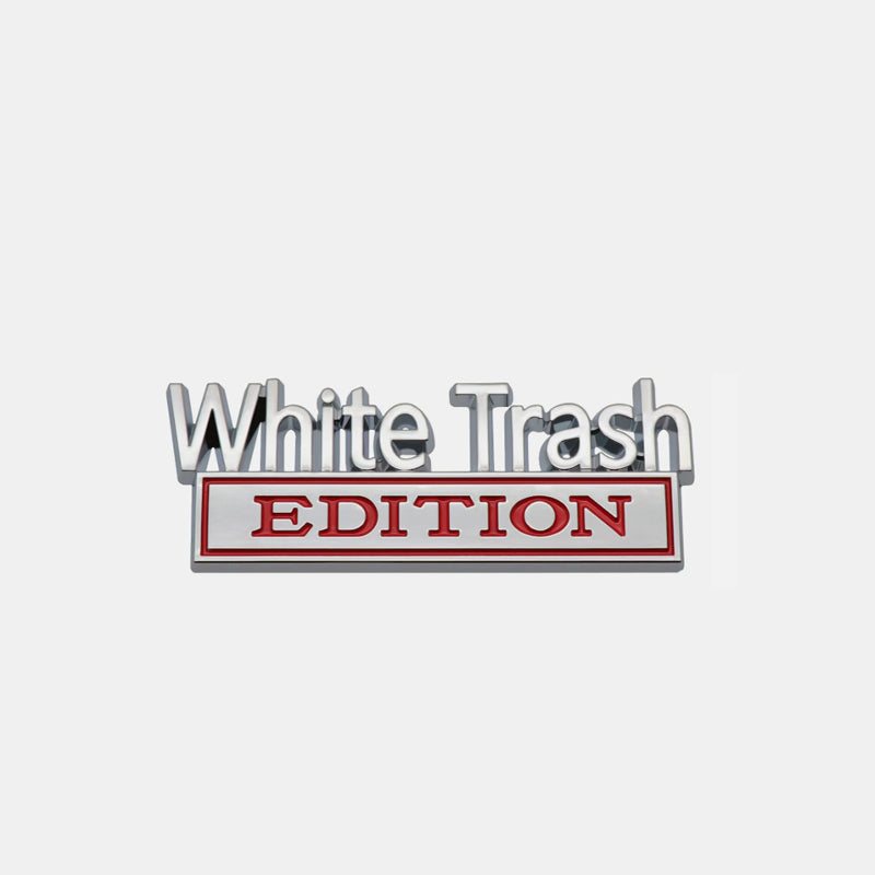 🚗 Rebel Edition Metal Car Emblem – Own the Road