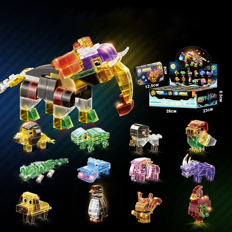 Transparent Marine Life Building Blocks