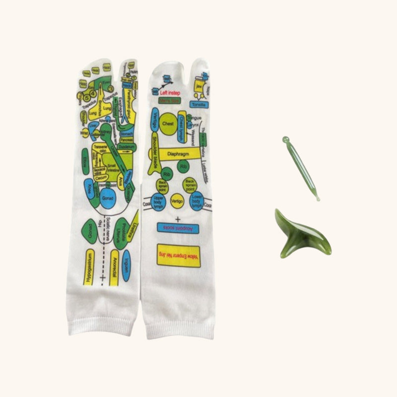 🌿 Reflexology Acupressure Socks – Wellness at Your Feet 👣