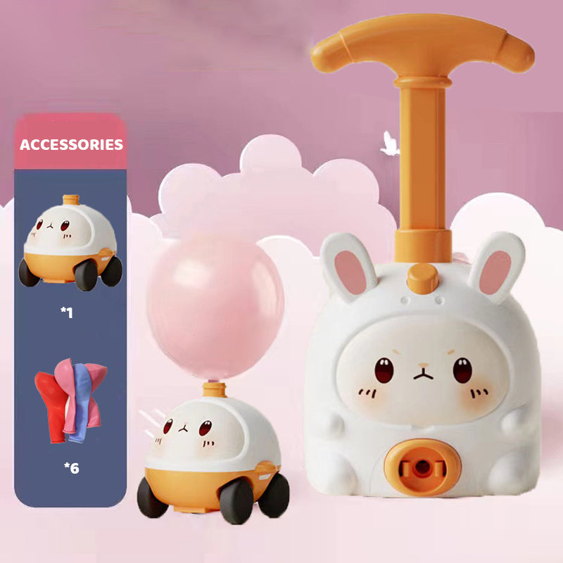Air-Powered Flying Car Toy For Children