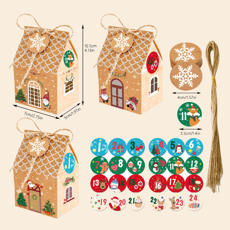 🎄 Countdown Cottage — DIY Christmas Advent Calendar Boxes 🏠