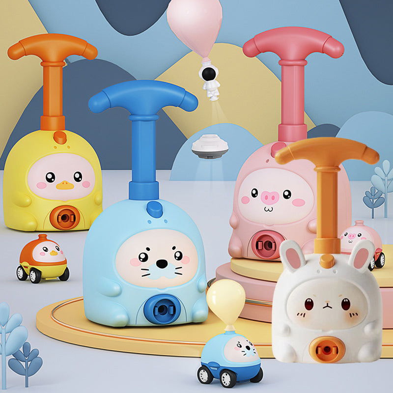 Air-Powered Flying Car Toy For Children