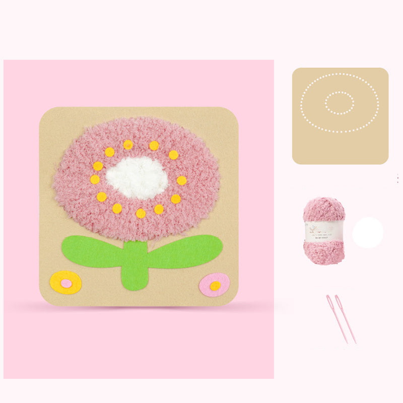 Children's Diy Educational Weaving Material Package