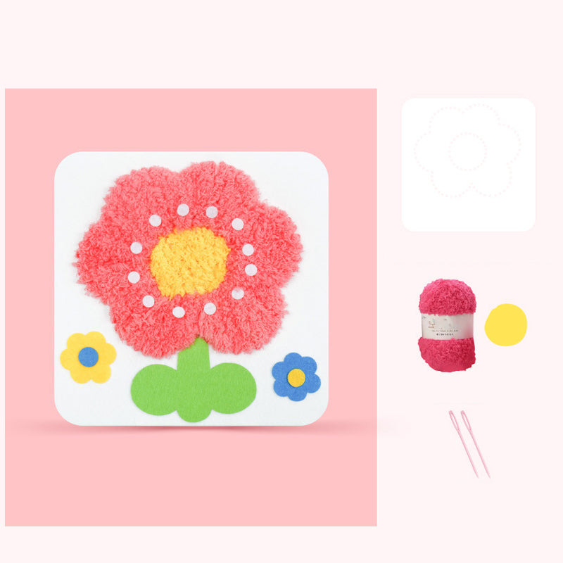 Children's Diy Educational Weaving Material Package