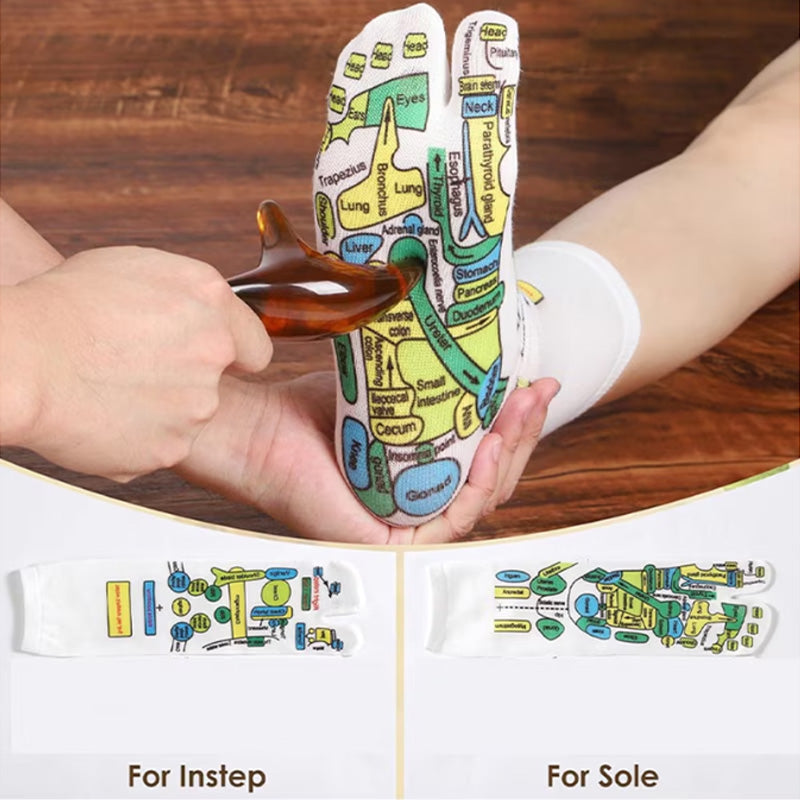 🌿 Reflexology Acupressure Socks – Wellness at Your Feet 👣