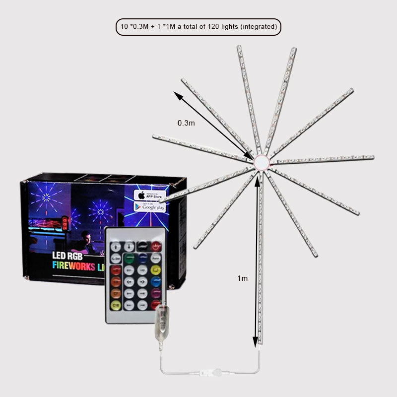 🎅Firework LED Lights