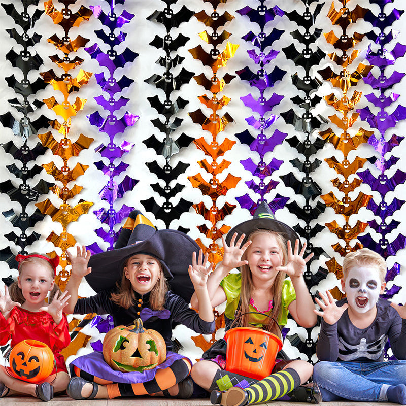 🦇 Spooky Flutter Bat Garland – Bring Your Halloween to Life!