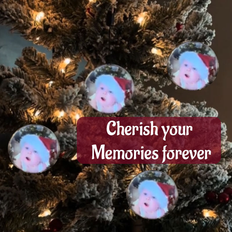 🌌Customizable Christmas Ornament – Easily Swap Your Favorite Photos, Holiday Keepsake Decoration