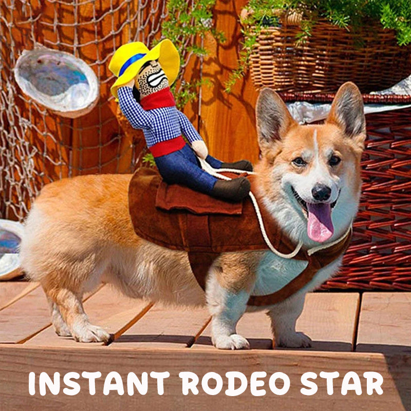 🐾 Rodeo Pup Costume — Turn Your Pet into a Wild West Star 🤠