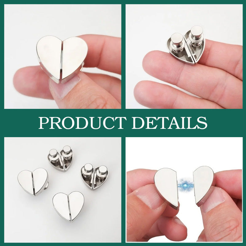 Heart-Shaped Magnetic Curtain Buckle