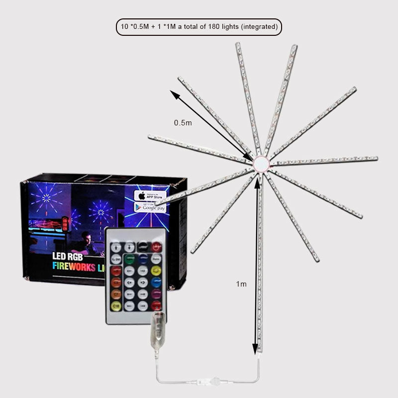 🎅Firework LED Lights