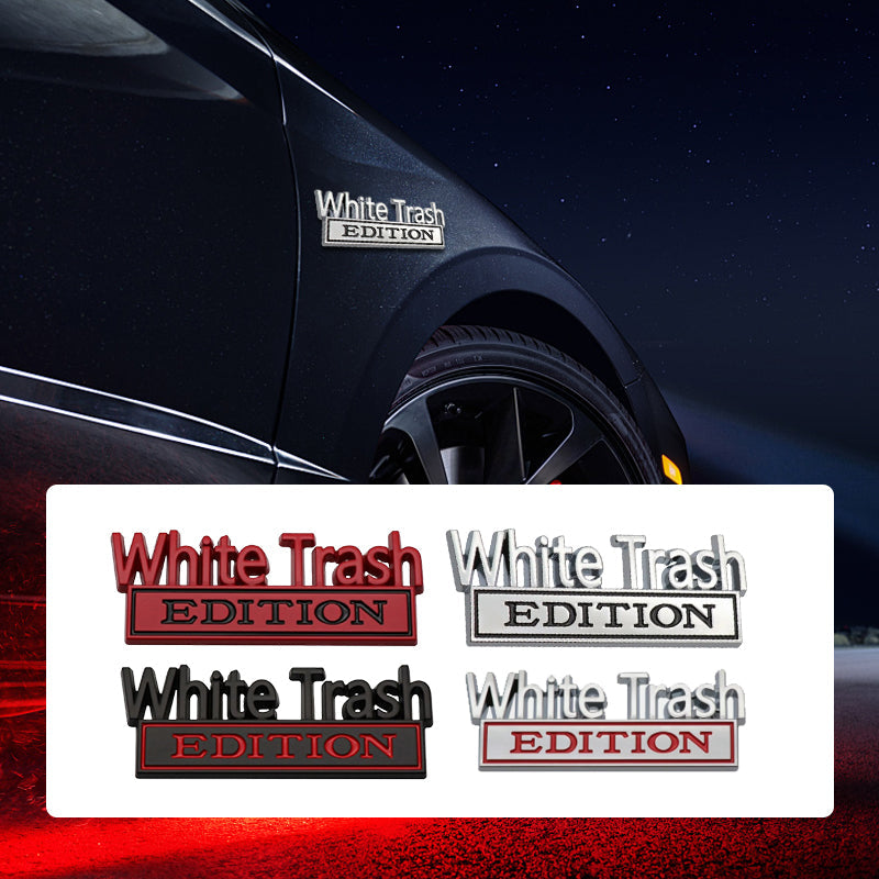 🚗 Rebel Edition Metal Car Emblem – Own the Road