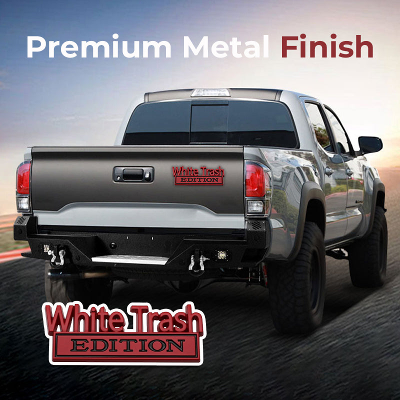 🚗 Rebel Edition Metal Car Emblem – Own the Road