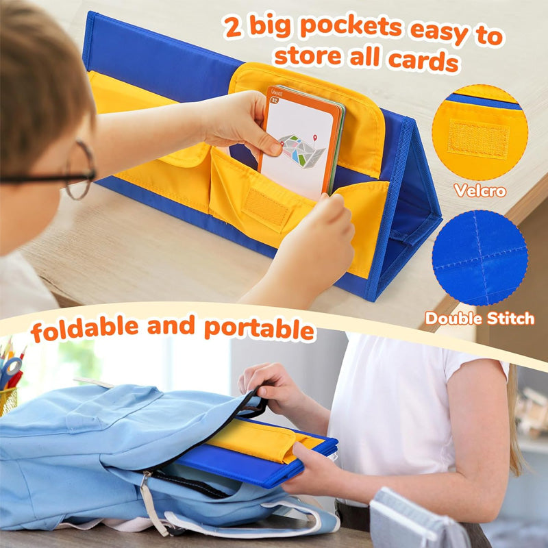 🧩 Word Building Pocket Chart Tent Kit – Hands-On Phonics Fun