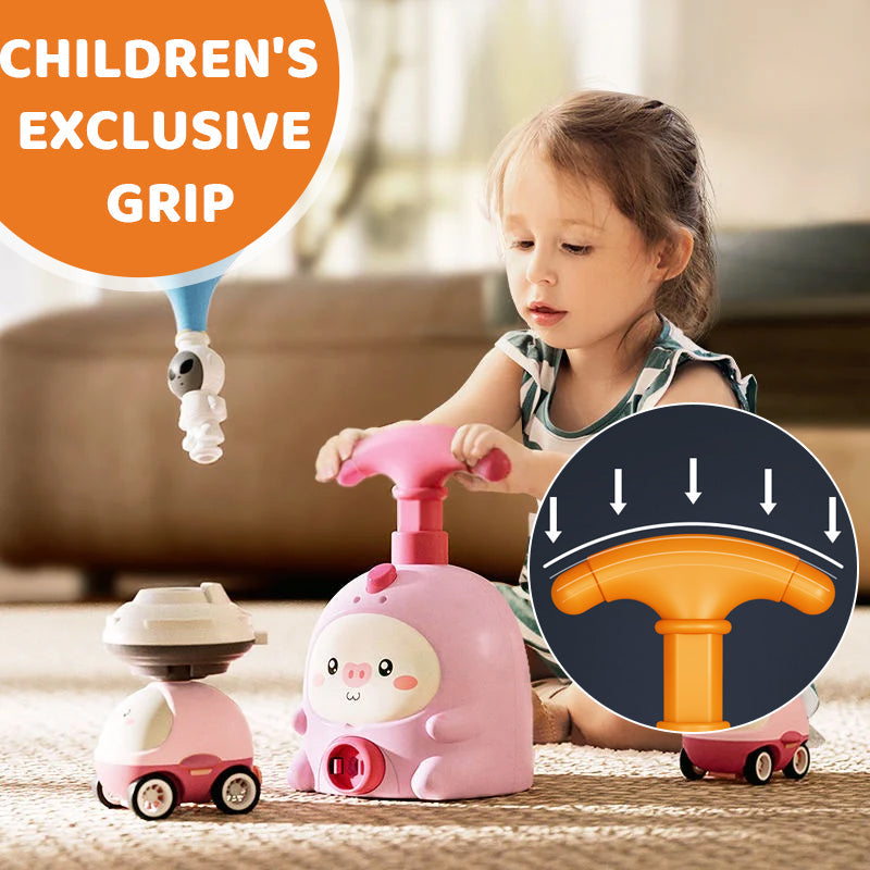 Air-Powered Flying Car Toy For Children
