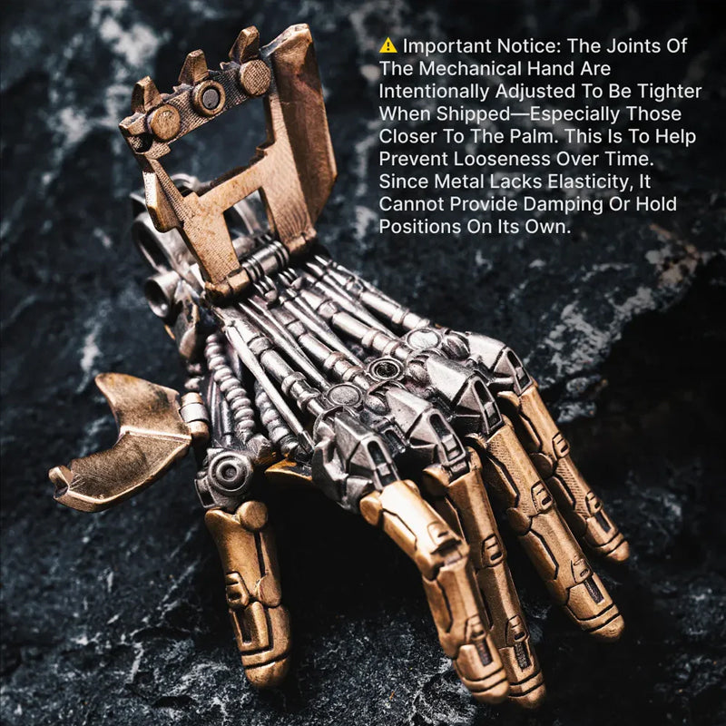 Mechanical bionic hand pendant