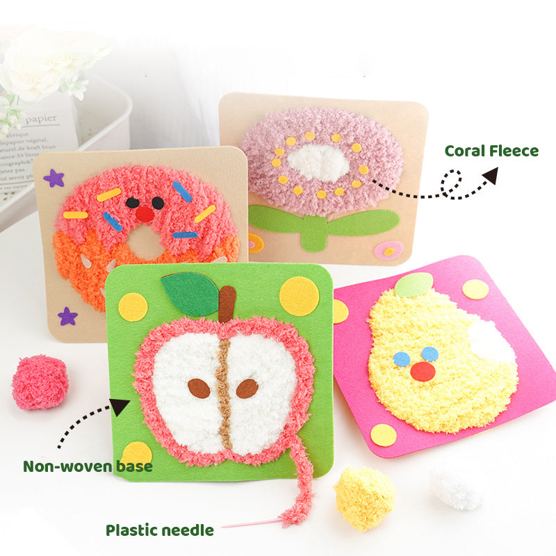 Children's Diy Educational Weaving Material Package