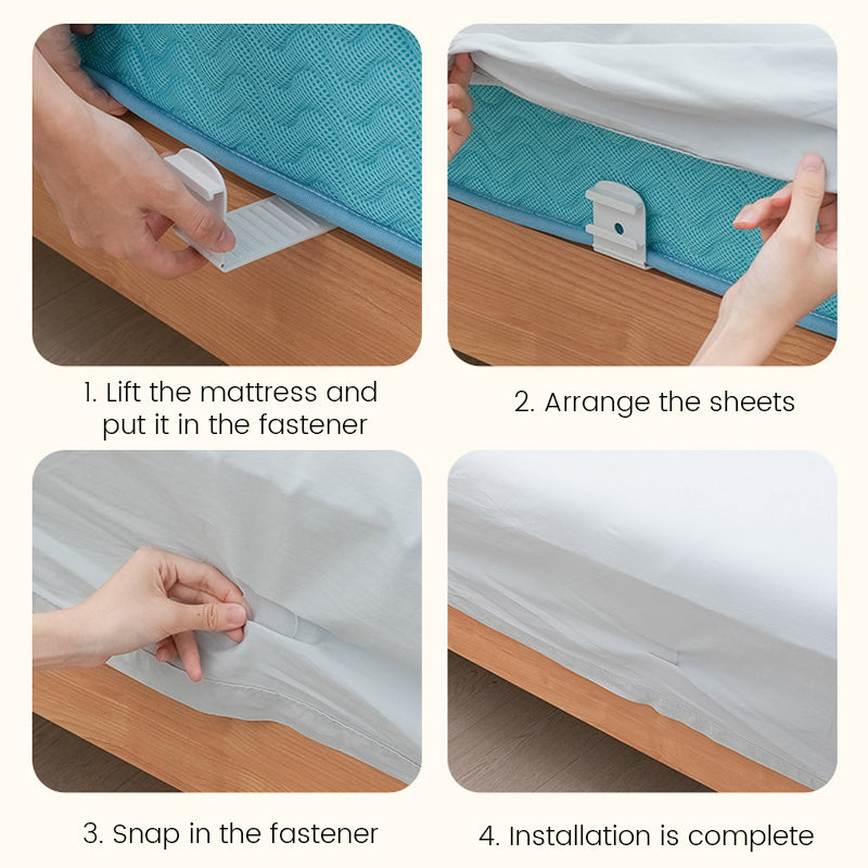 Invisible Card Slot Bed Sheet Holder