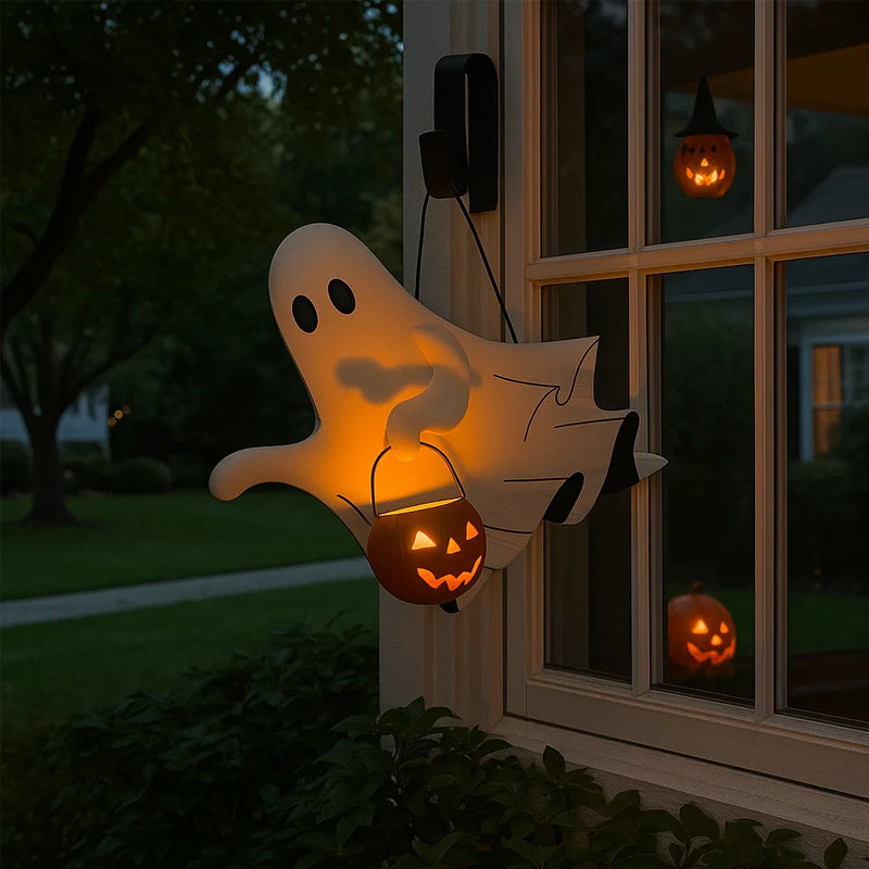 👻 Spooky Spirit Lantern – Hanging Ghost Light