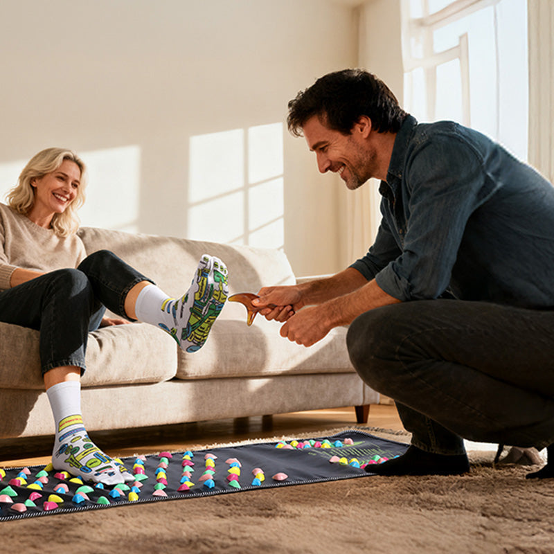 🌿 Reflexology Acupressure Socks – Wellness at Your Feet 👣