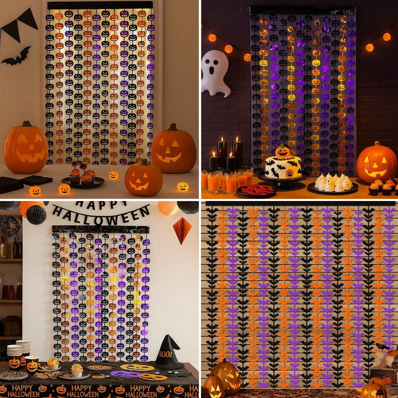 🦇 Spooky Flutter Bat Garland – Bring Your Halloween to Life!