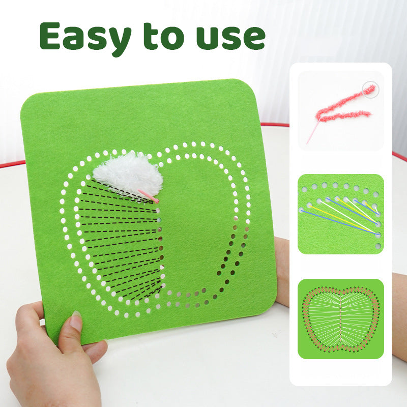 Children's Diy Educational Weaving Material Package