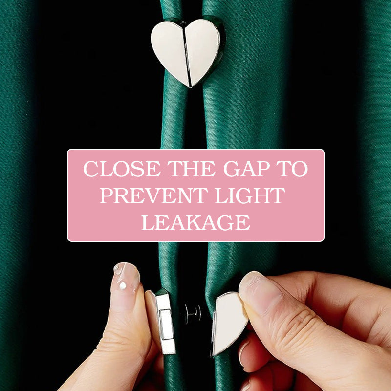 Heart-Shaped Magnetic Curtain Buckle