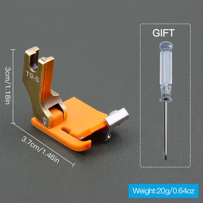 Adjustable Teflon-Coated Presser Foot for Industrial Sewing Machines