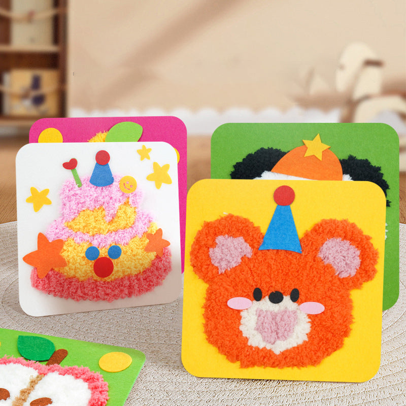Children's Diy Educational Weaving Material Package