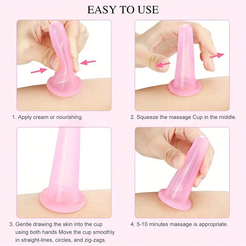 Silicone Facial Massage Cup Cupping Device
