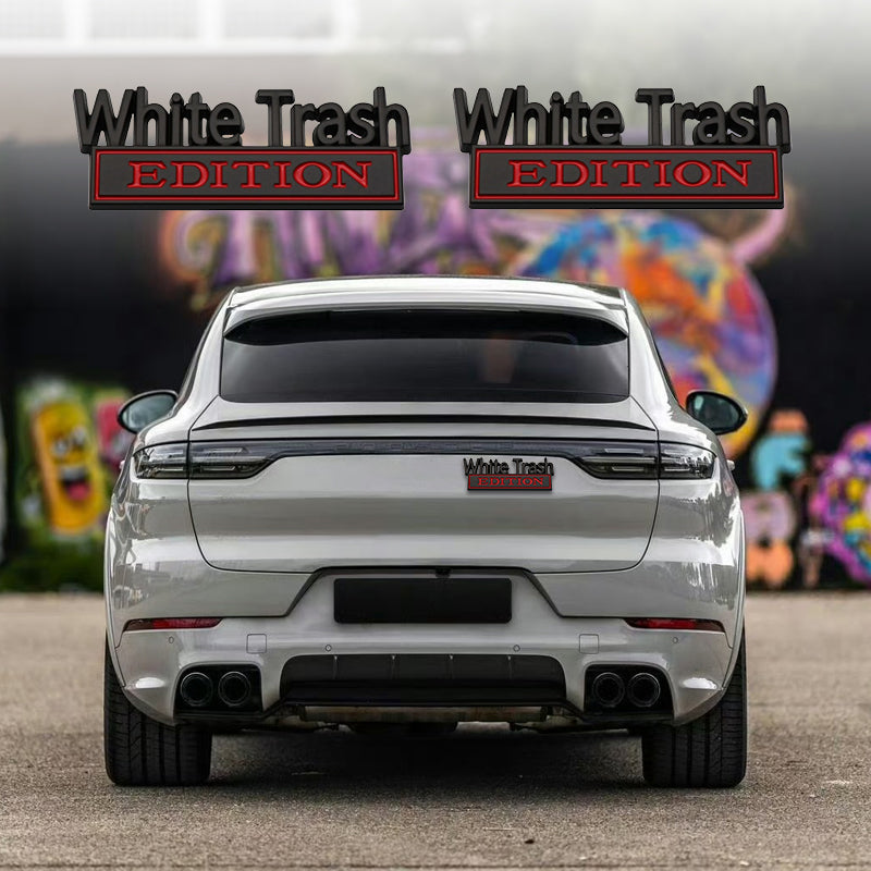 🚗 Rebel Edition Metal Car Emblem – Own the Road