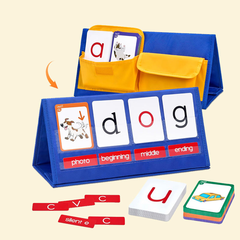 🧩 Word Building Pocket Chart Tent Kit – Hands-On Phonics Fun