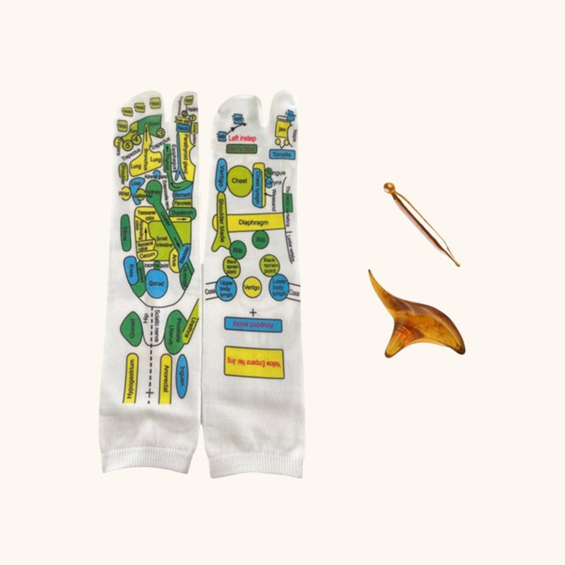 🌿 Reflexology Acupressure Socks – Wellness at Your Feet 👣