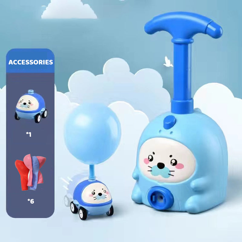Air-Powered Flying Car Toy For Children