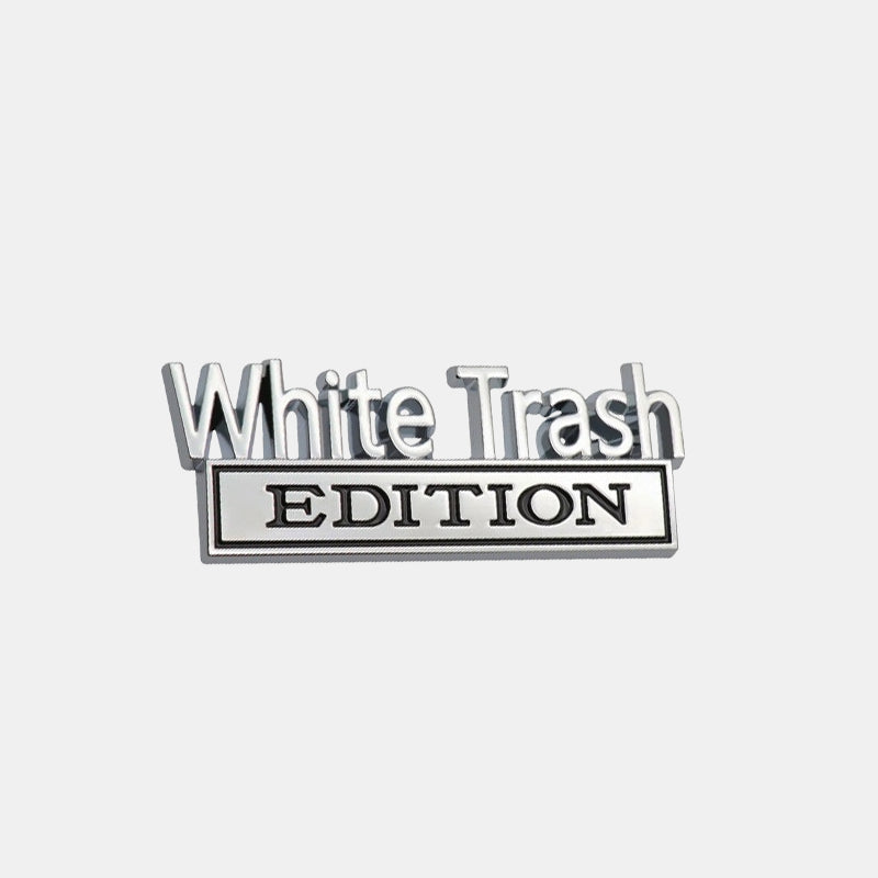 🚗 Rebel Edition Metal Car Emblem – Own the Road