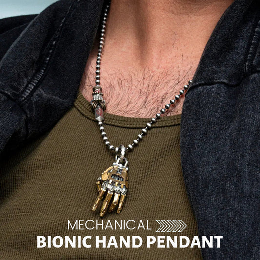 Mechanical bionic hand pendant