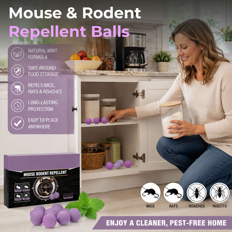 Mouse & Rodent Repellent Balls – Long-Lasting Home Protection