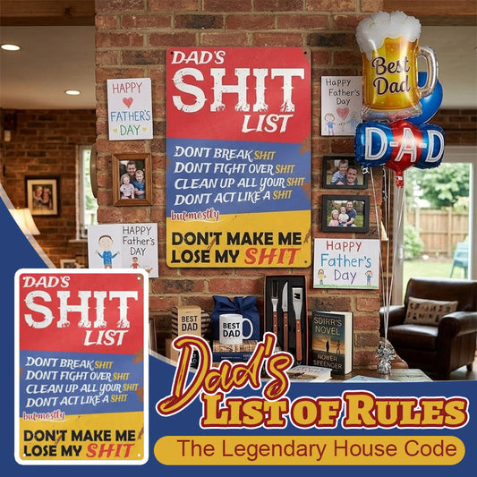 Dad's List of Rules