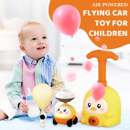 Air-Powered Flying Car Toy For Children
