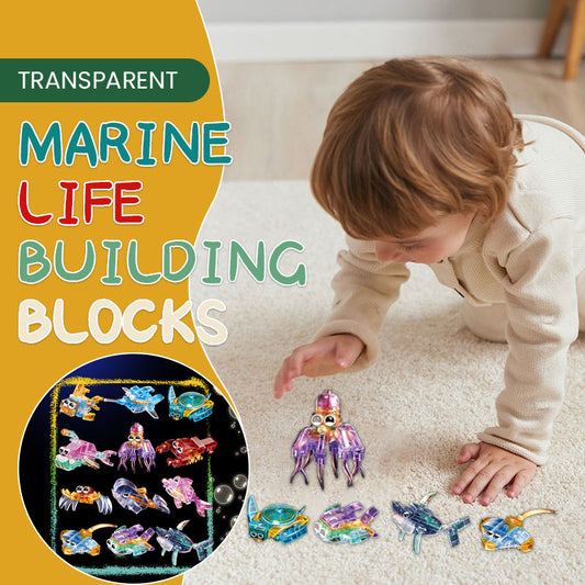 Transparent Marine Life Building Blocks