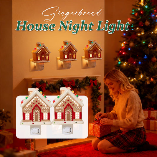 🍪 Gingerbread House Night Light — Sweet Magic to Brighten Winter Nights ✨