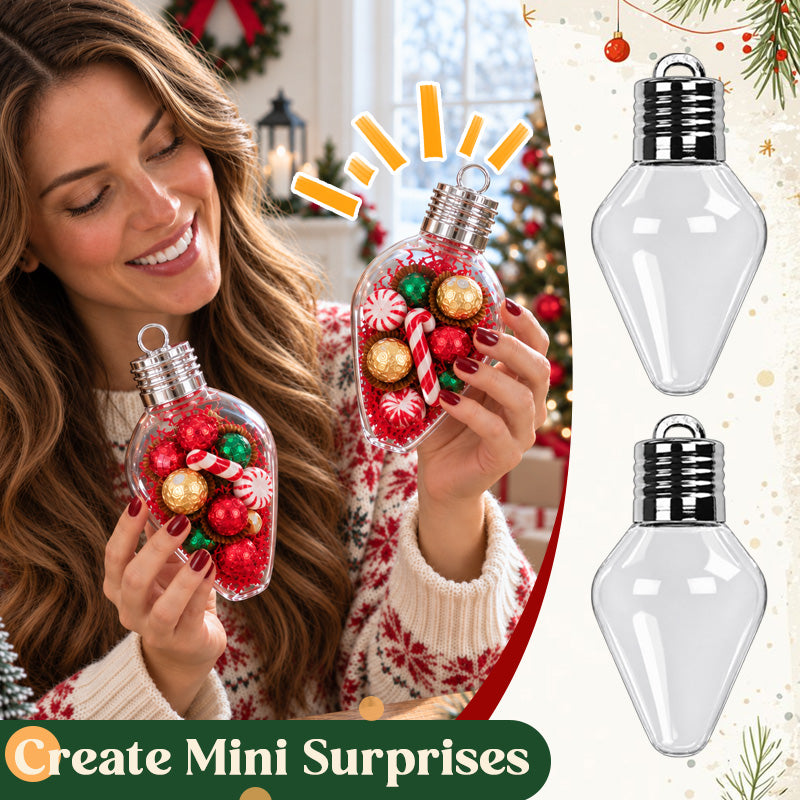 💡DIY Plastic Light Bulb Decorations