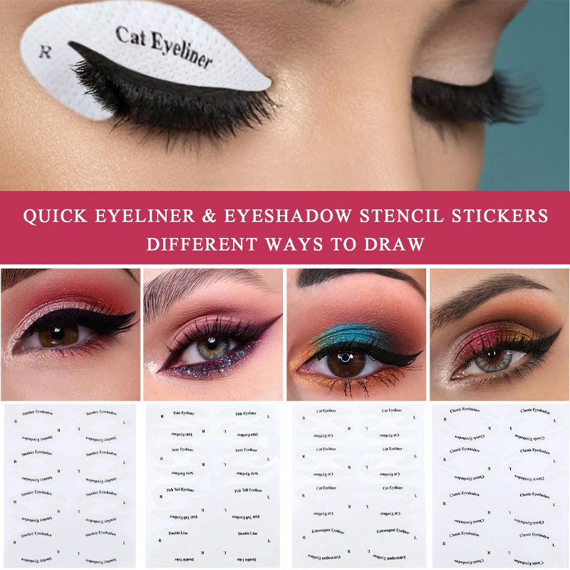 Eyeliner Makeup Template Sticker(4 pcs)