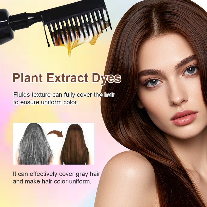🟧3-in-1 comb for hair coloring | Easy at-home hair coloring with integrated brush