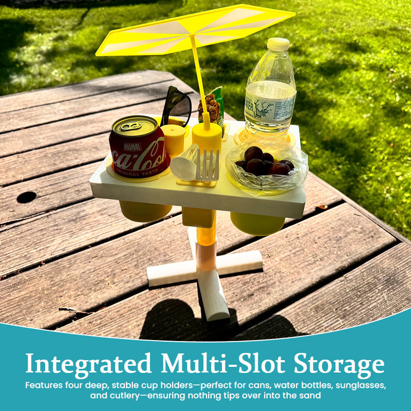 Sand-Free Portable Beach Table