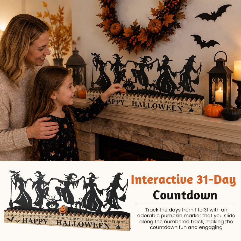 🎃 Witch Halloween Countdown Calendar