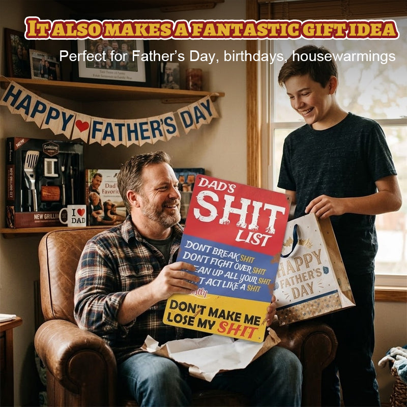 Dad's List of Rules