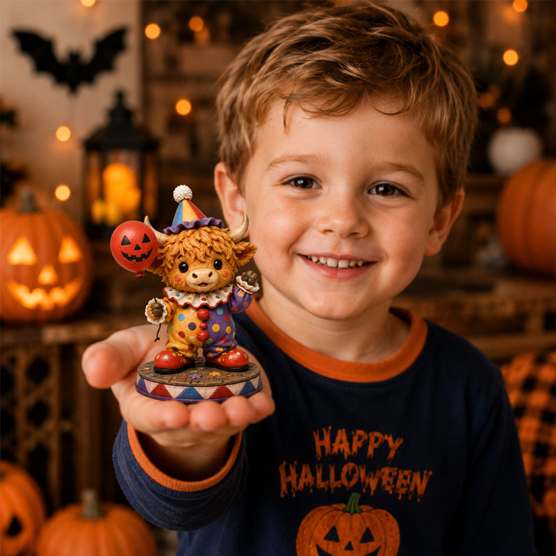Highland Cow Halloween Countdown Calendar 2026